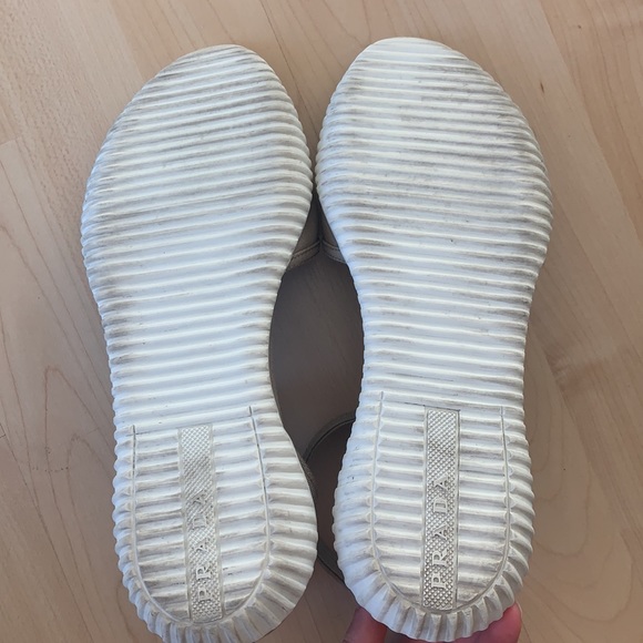 Prada Gabardine Flat Sandal, Khaki size 39.5 - Picture 9 of 16